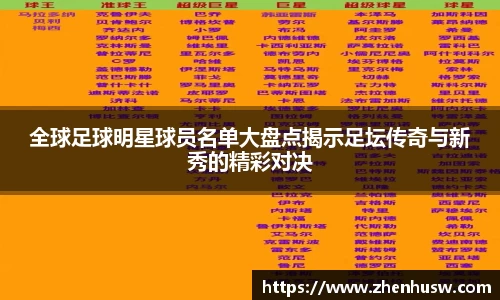 全球足球明星球员名单大盘点揭示足坛传奇与新秀的精彩对决